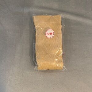 Beige Knit Compression Socks S/M